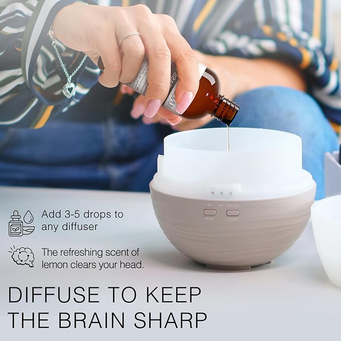 Lemongrass Essential Oil, 100% Natural & Pure Lemongrass Oil 100ML, Premium Grade Essential Oils Aromatherapy Scented Oils for Diffusers, Home Care, Skin, Laundry, Spray, Candle Soap Making