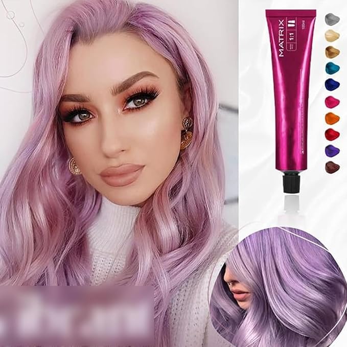 Luxuria Hair Dye No Bleach, Luxuria Hair Color, No Bleaching Hair Nourishing Coloring Hair Dye, Shoupin Hair Color No Hair Damage, For Women and Men (Chestnut Brown)