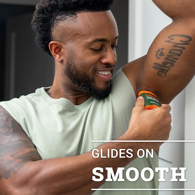 Mando Whole Body Deodorant For Men - Smooth Solid Stick - 72 Hour Odor Control - Aluminum Free, Baking Soda Free, Skin Safe - 2.6 Ounce (Pack of 2) - Cedar Grove