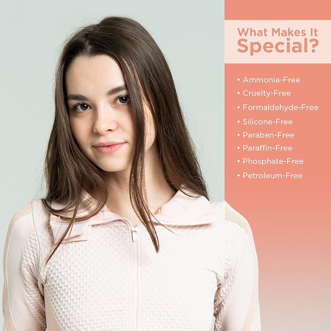 One N' Only Powder Hair Color Kit, Medium Brown, Permanent Color in Single Application, 100% Gray Hair Coverage without Lift, Just Add Water - No Developer Needed, Vegan and Cruelty Free