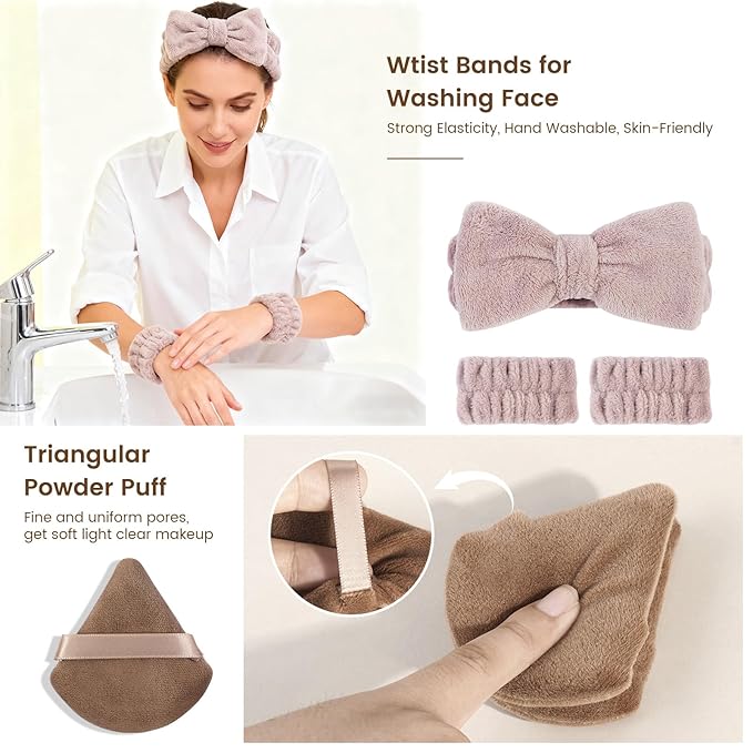 MAANGE Makeup Brush Set 38 Pcs Premium Synthetic Makeup Brushes For Foundation Powder Concealers Blush Eye shadows Make up Brushes Kits - Champagne