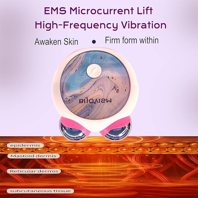 Red Light Massager for Face & Neck - Dual Light Multifunctional Anti-Wrinkle Face Lift Device - Facial Device for Skincare