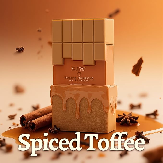 Long-Lasting Gourmand Eau de Parfum for Women - Toffee Canache Original Fragrance 100ml, Premium Perfumes for Women with Edible Notes