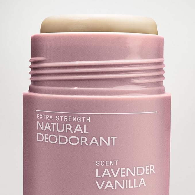 Cleo+Coco Extra Strength Deodorant Balm, Lavender Vanilla (2.2 oz), Natural Aluminum Free Deodorant for Women & Men with 5X Odor Fighters, 24+hour Odor Control, Free from Synthetic Fragrance, Vegan