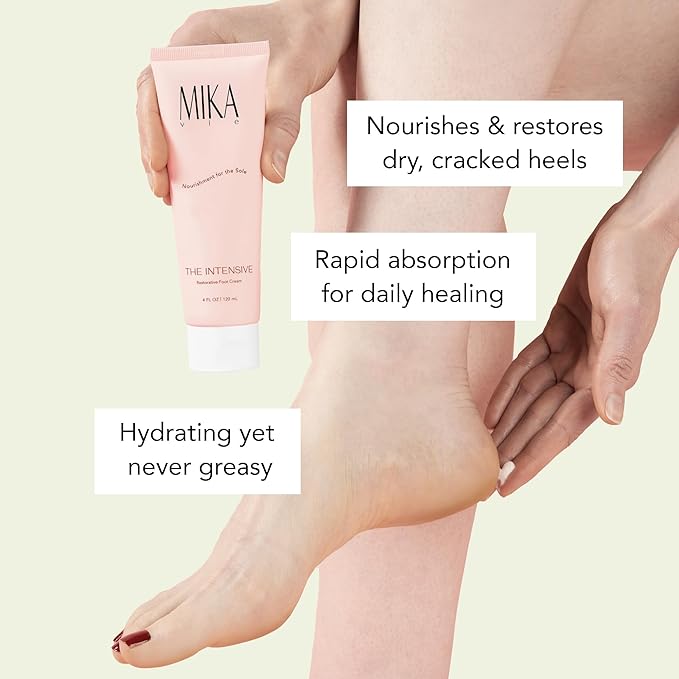 Luxury Foot Cream for Dry Cracked Heels | 25% Urea Cream for Feet with Vitamin E | Foot Moisturizer & Cracked Heel Treatment | Naturally Scented, Paraben and Phthalate Free