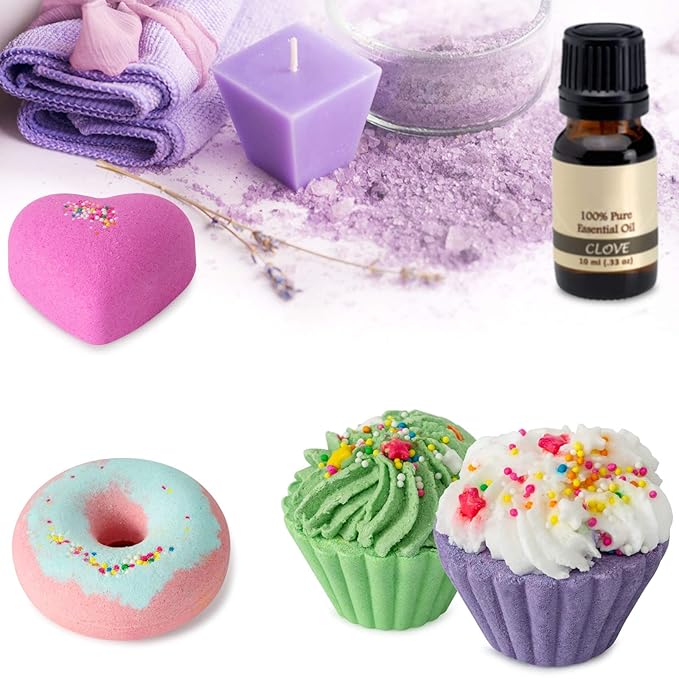 Bath Bombs for Kids, 10 Bath Bomb Gift Set, Natural Bubble Bathbombs, Shea Butter Dry Skin Moisturize, Fizzy Spa Bath for Her Mom Women Kids Girls Girlfriend, Birthday, Stocking Stuffers