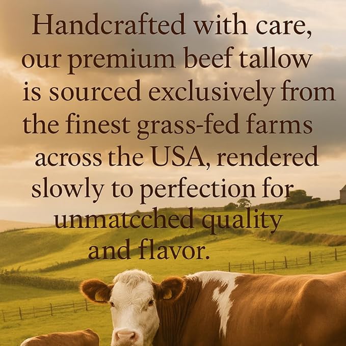 100% Grass-Fed Beef Tallow Balm, Manuka Honey MGO 263+, Organic Beeswax & Olive Oil, Beef Tallow for skin,Handmade Moisturizer for Dry Skin, Eczema Relief, & Healing Skin(2oz)