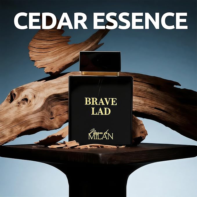 Men's Cologne Premium Fragrance Spray 100ml - Eau De Parfum - Long Lasting Amber Spicy,White Pepper,Bergamot,Cocoa Scent for Daily Wear Inspired by Luxury Perfume(Brave Lad)