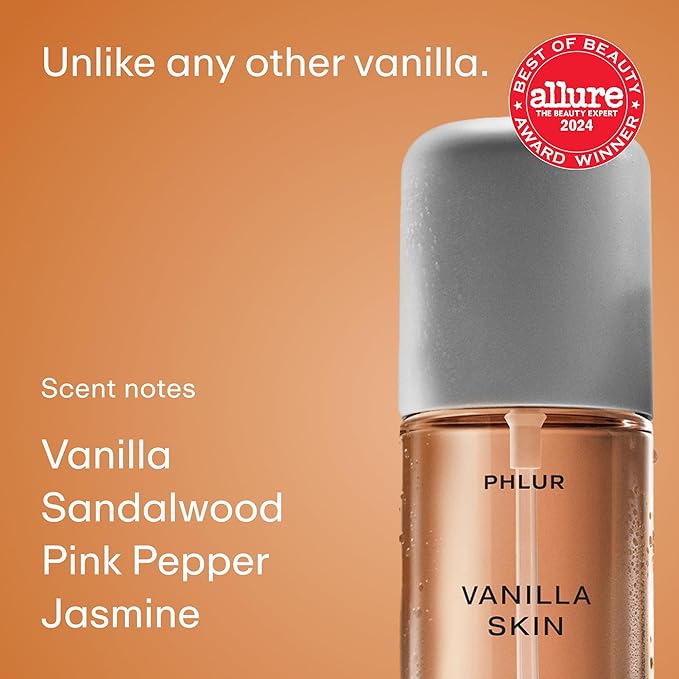 PHLUR Sweet Skin Trio ($75 Value) - Exclusive 3pc Travel Size Body Mist Set ft. Vanilla Skin, Heavy Cream, Caramel Skin (3 x 3 fl oz)