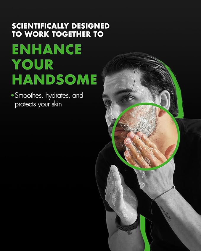 Tiege Hanley 90 Day Large Skin Care Set for Men, Essential Routine, System Level 1, Daily Face Wash, Facial Scrub, Moisturizer With SPF, and Night Cream for Healthy Skin, Men’s Skin Care, 4 Piece Kit