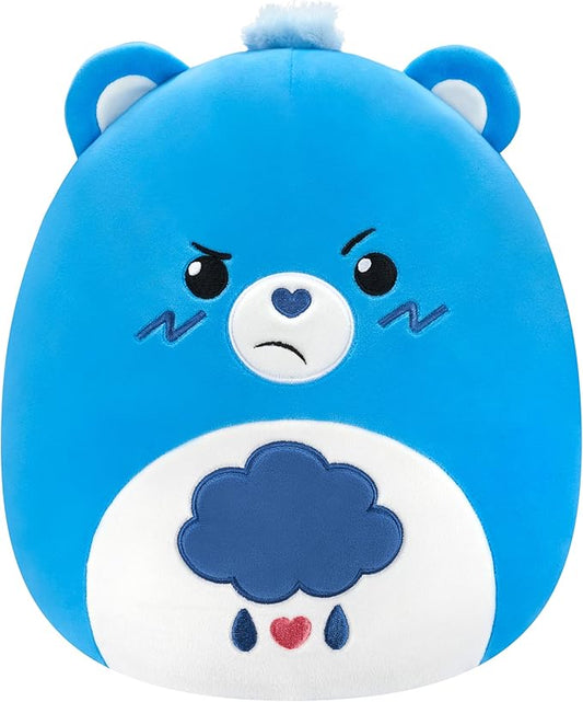 Squishmallows Original Care Bears 12in Grumpy Bear – Official Jazwares Plush (Medium-Sized)