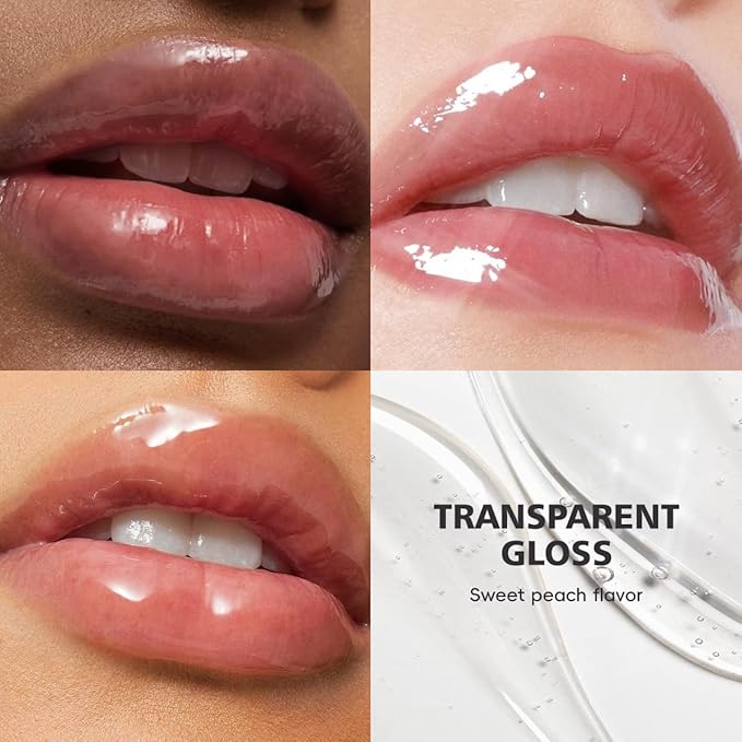 Lip Balm & Serum for Dry Lips, Featherlight Hydrating Balm, Non-Sticky Lip Moisturizer for Smooth & Glossy Lips, 2-Pack (0.5oz Each)