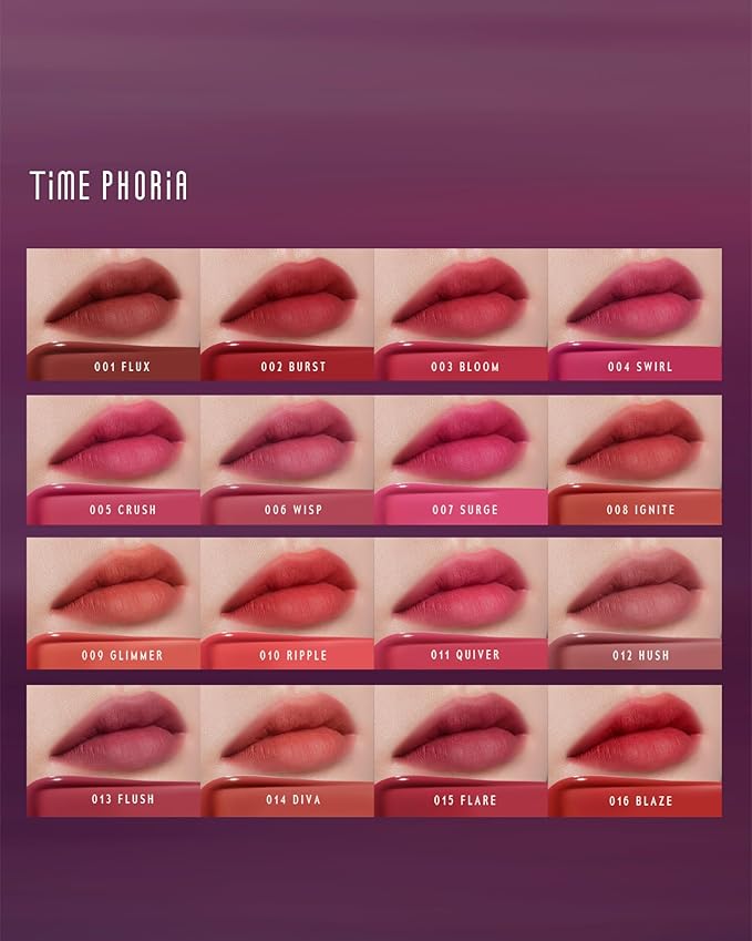 ALTERA BLURRING LIP TINT - Shine Lip Gloss to Soft Blurry Lip Matte Finish, Long-Lasting Lip Stain, Smooth and Blur lip lines, Watery-Velvet Feel, Hydrating & Non-Sticky (010 RIPPLE)