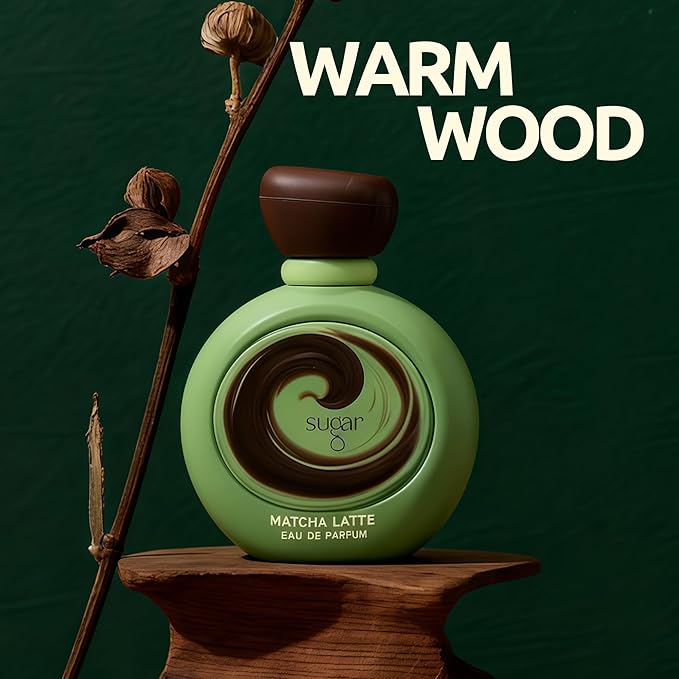 Long-Lasting Matcha Latte Eau de Parfum for Women - 3.4 Fl Oz Original Cologne, Creamy Fragrances for Women with Peach & Sandalwood Scent