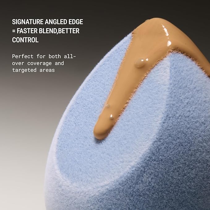JUNO & Co. Microfiber Sponge, Latex-Free, Dual Layer Technology, Flawless Makeup Blender for Foundations, Powders and Creams (Velvet Love Bundle)