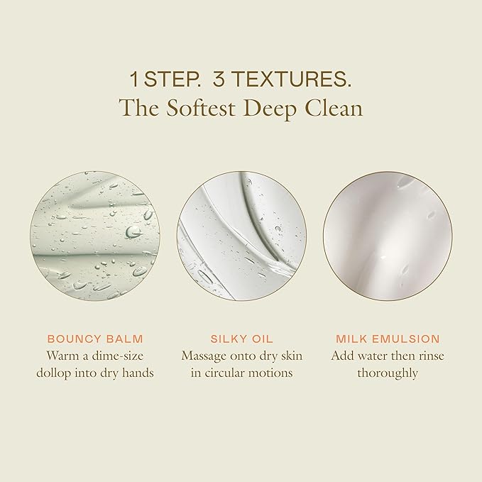 EADEM Dew Dream Hydrating Cleansing Balm & Makeup Remover with Moringa & Tiger Grass, Facial Cleanser & Skincare Moisturizer, Hydrating Skin Care Make Up Remover Balm, 3.4 oz