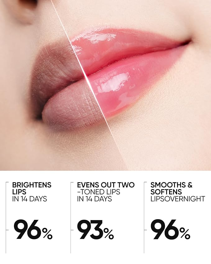 Hydrating Brightening Lip Serum, Smooth Tinted Lip Stain, Plumping Lip Gloss with Polypeptide Squalane, Moisturizing Balms, Brighten Dark Lips, Korean Beauty Makeup (06 Cherry Red)