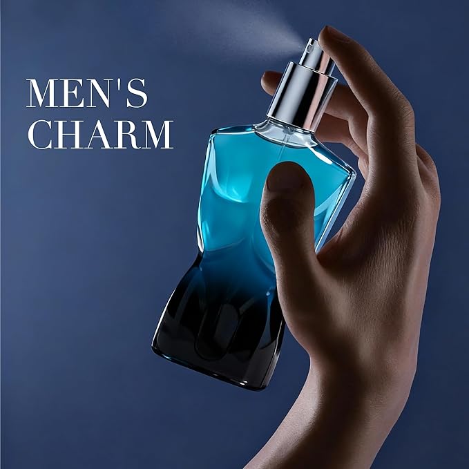 Blue for M Ultra for M, Men's Cologne Gift, Long Lasting EDP, Aura of Elitism & Modern Style, Perfume for Business, Commute and Casual Use, 3.4 Fl Oz (BLUE-for men)