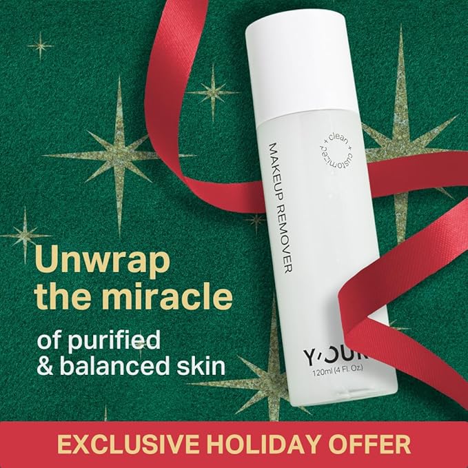 Y'OUR Soothing Micellar Cleansing Water | Removes Waterproof Makeup for Face, Eyes & Lips | Hydrating, Oil Control & Non-Irritating for Sensitive Skin | with Aloe Vera & Fruit Extracts