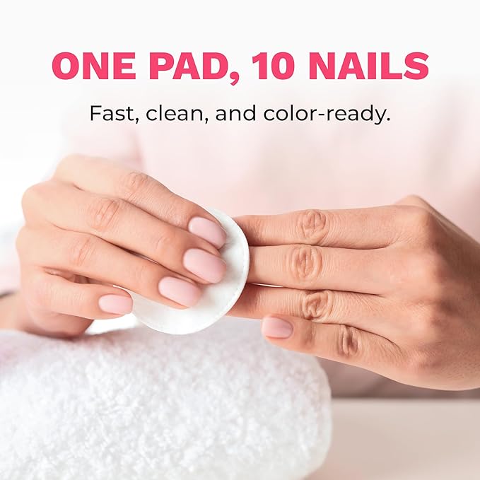 Diamond Wipes Nail Polish Remover Wipes with Aloe Vera, Acetone Nail Polish Remover Pads, 50 Individually Wrapped Nail Polish Wipes
