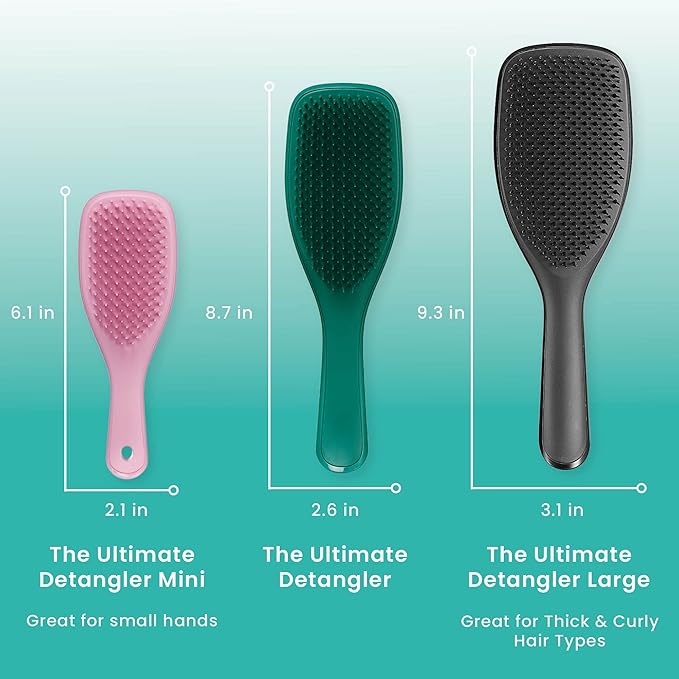 Tangle Teezer | The Wet Detangler Hairbrush for Wet & Dry Hair | For All Hair Types | Eliminates Knots & Reduces Breakage | Green Jungle