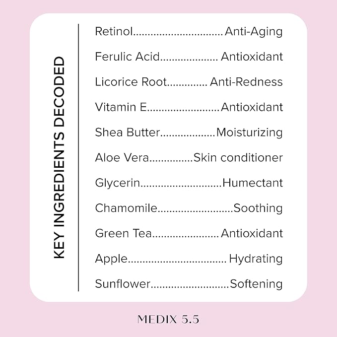 MEDIX Fragrance Free Retinol Face Moisturizer & Body Lotion Crepey Skin Care Treatment | Anti Aging Firming Retinol Cream For Face Targets Loose Crepe Skin, Wrinkles, & Fine Lines, 15 Fl Oz, 2-Pack