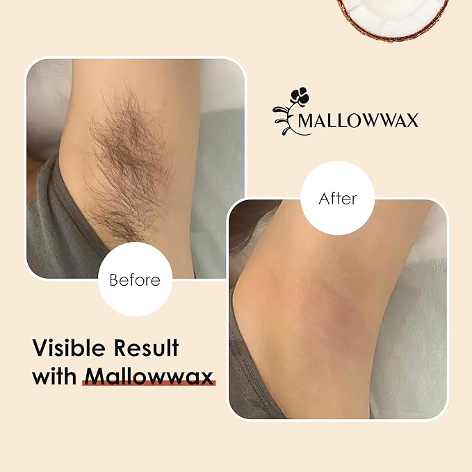 Hard Wax Beads, 1lb Cream Wax Beans for Hair Removal, Waxing Beads Refill for Bikini, Armpit, Arms, Back, Chest, Legs, Suitable for Home Waxing for Women Men