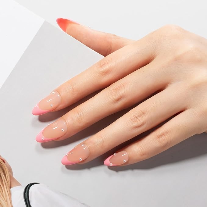 MAYCHAO 15ML Pink Gel Nail Polish, 1Pc Peach Pink Gel Polish Soak Off UV LED Nail Polish Nail Art Starter Manicure Salon DIY at Home, 0.5 OZ