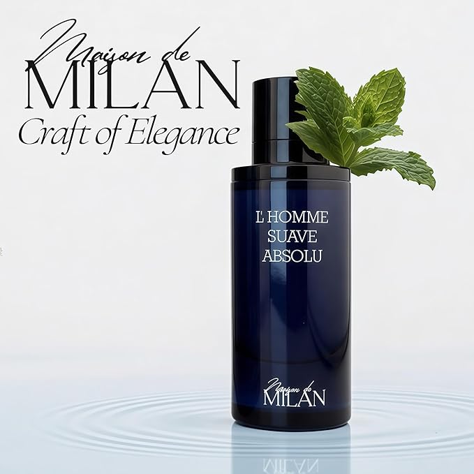 Men's Cologne Premium Fragrance Spray 100ml - Eau De Parfum - Long Lasting Calabria Bergamot,Woody,Amber Scent for Daily Wear Inspired by Luxury Perfume(L'Homme Absolu)