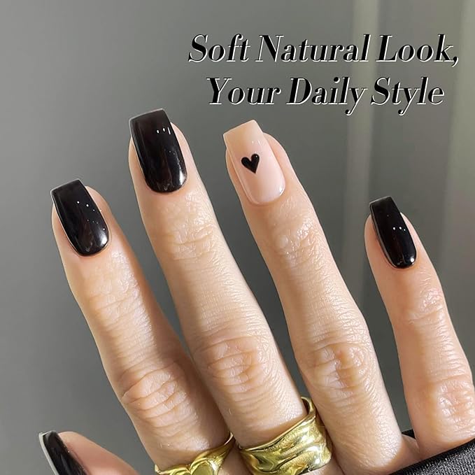 Born Pretty Black Gel Nail Polish Classic Color Nail Gel Polish Nail Art Manicure Salon DIY Home 15ml