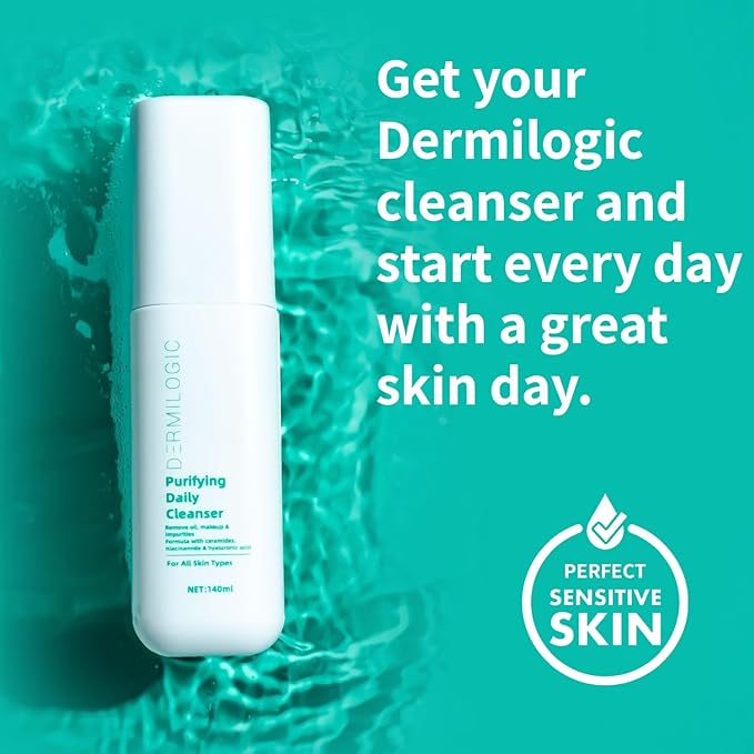 Purifying Daily Cleanser, Deep Cleanse, Hydrate & Restore, Contains Niacinamide, Ceramides and Hyaluronic Acid, Dermatologist-Tested For Bright, Balanced, Glowing skin