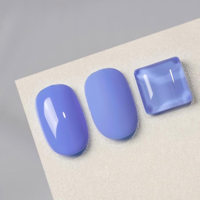 MAYCHAO 15ML Bright Lilac Gel Nail Polish 1Pc Purple Gel Polish Soak Off UV LED Nail Polish Nail Art Starter Manicure Salon DIY at Home, 0.5 OZ