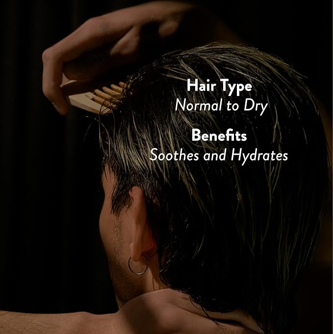 LOLE'S Shampoo Bar and Conditioner, 2in1 Men's Care for Cleaning Hair, Body and Beard, Coconut Scent, 99% Natural Origin, Sustainably Sourced, 3.5Oz