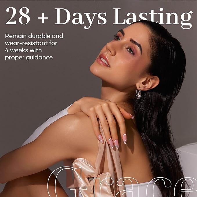 modelones Pink Gel Nail Polish, Jelly Nude Pink Gel Polish French Tip Base Colors Translucent Soak Off U V Soap Nails for Nail Art Manicure at Home 15ML