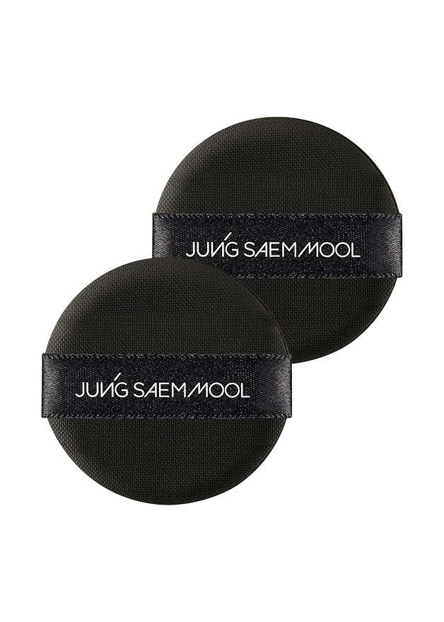 JUNG SAEM MOOL Cushion Puff Natural Cover Puff for Smooth Fitting with The Round Shape 2.1 Inch