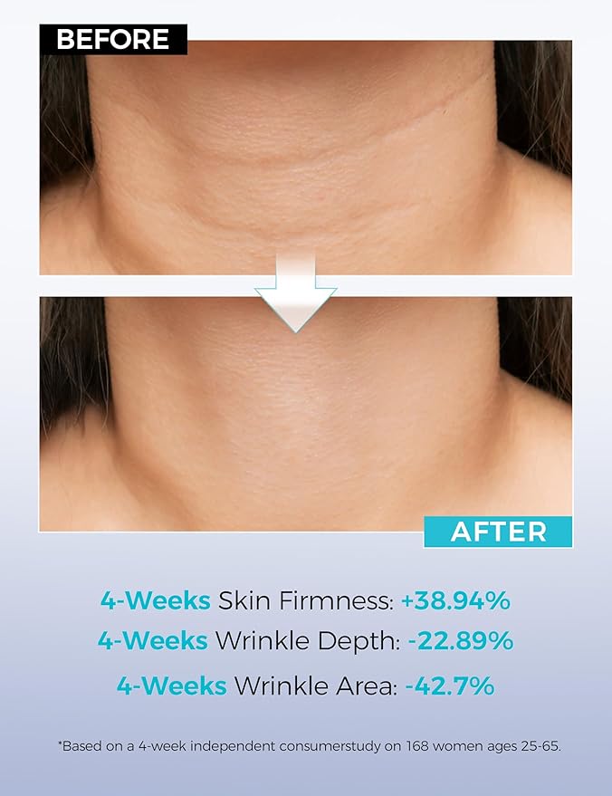 Neck Firming Cream Face Moisturizer for Neck,Chest, Décolleté, Neck Cream for Tightening and Lifting, Anti Aging,Reducing Wrinkles, Fine Lines, Day & Night Use 1.76 fl. oz