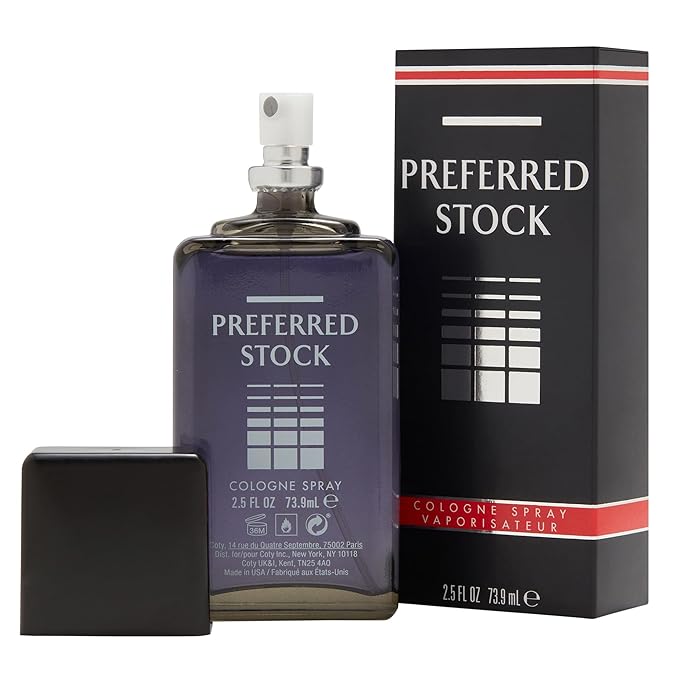 Stetson Preferred Stock - Cologne Spray for Men - Leathery, Woody, and Casual Aroma with Fragrance Notes of Cypress, Balsam Fir, and Sandalwood - 2.5 Fl Oz
