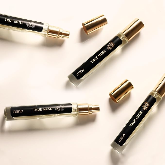 Mine Musk Perfume For Women, Cologne Spray with Notes of White Musk, Sandalwood, Rose & Orange - Women's Fragrance, Long Lasting, Travel Size Eau de Perfume for women (9.5 ml)