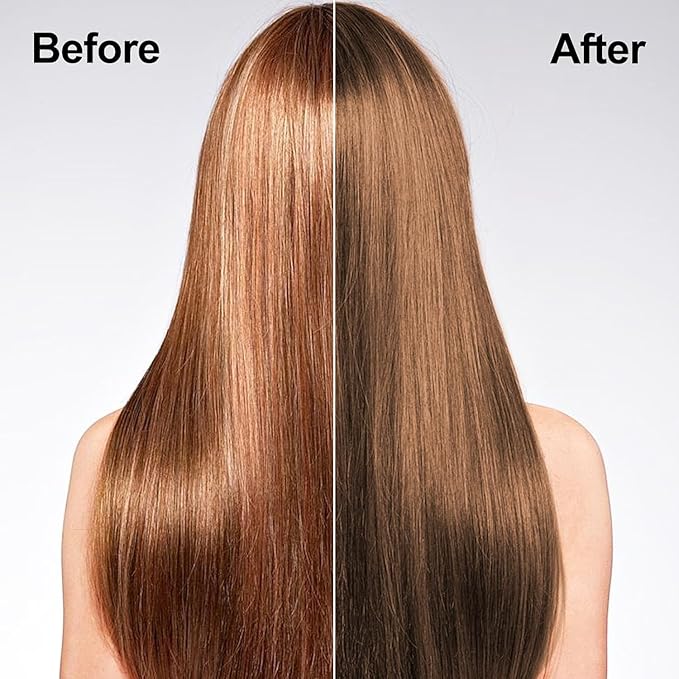 Light Brown Hair Dye Shampoo 3 in 1, Long-lasting & Natual Hair Color Shampoo, Herbal Ingredients Natural Shampoo Hair Dye Effect in Minutes, Gifts for Men Women 500ml