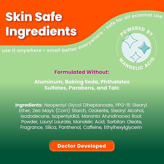 Lume Whole Body Deodorant - Smooth Solid Stick - 72 Hour Odor Control - Doctor Developed - Aluminum Free, Baking Soda Free and Skin Loving - 2.6 Ounce (Pack of 2) (Fresh Alpine)