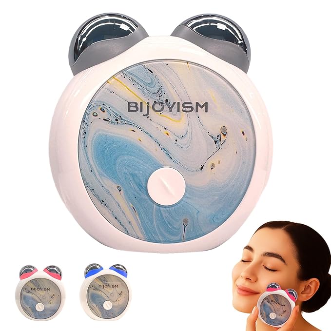 Red Light Massager for Face & Neck - Dual Light Multifunctional Anti-Wrinkle Face Lift Device - Facial Device for Skincare