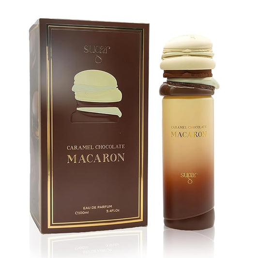 Original Cologne Gourmand Eau de Parfum for Women - Sugar Scented Long-Lasting Fragrance, 100ml | Premium Perfumes for Women (Caramel Chocolate Macaron)