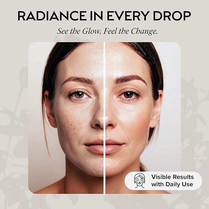 ZAAINA Extra Glow Face Serum - Natural Hydrating Glow Face Oil, Moisturizing Lightweight Oil for Dry, Dull & Sensitive Skin, Ayurvedic Moisturizer & Natural Primer for Makeup for all Skin Types - 1 oz