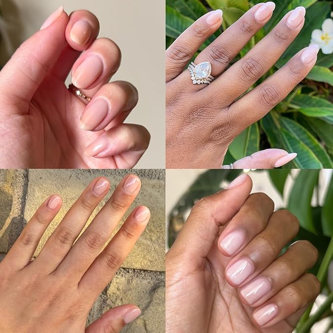 Olive & June Gel Polish | UV LED Nail Lamp Needed | Long Lasting Formula | Up to 21 Days of Wear | Damage-Free Removal | Salon-Quality Manicure at Home | The Queen Takes Her Tea with Milk Sheer Mauve