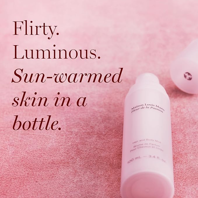 Maison Louis Marie - Fleur de la Passion Hair and Body Mist | Alcohol-Free, Hair Safe | Luxury Clean Beauty + Non-Toxic Fragrance (100mL | 3.4 fl oz)