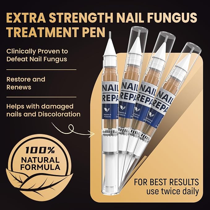Toenail Fungus Treatment Extra Strength Pen for Toenail & Finger, More Pure Natural Plant Extracts, Toe Nail Fungus Treatments for Damaged Nail
