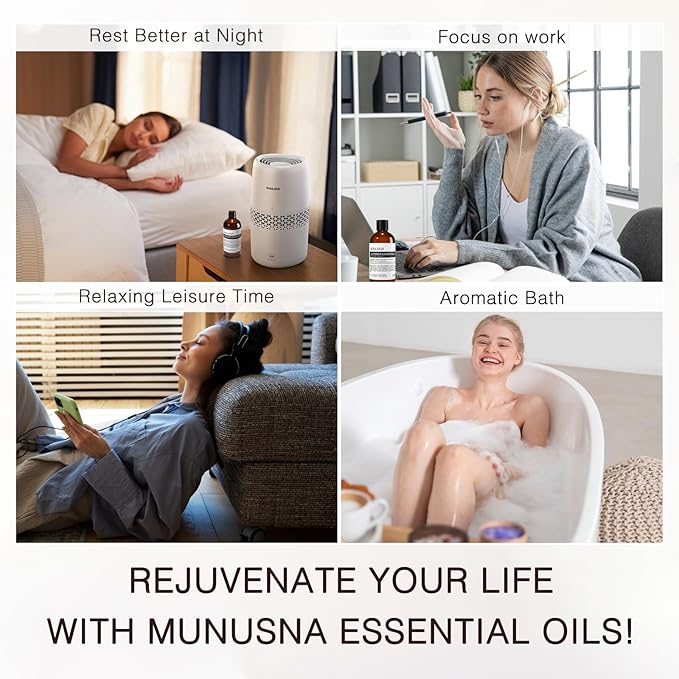 Lavender Essential Oil, Pure & Natural Lavender Oil 100ML, Premium Grade Essential Oils for Hair, Body, Skin, Aromatherapy Diffuser, Meditation, Massage, Home, Candle, Soap, Bath Bombs Making