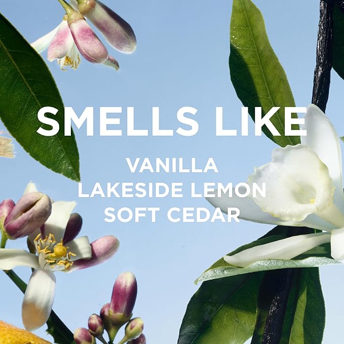 By Rosie Jane Travel Perfume Spray (Lake) - Clean Perfume for Women - Non-Toxic Body Mist with Notes of Vanilla, Lakeside Lemon & Soft Cedar - Paraben, Sulfate & Phthalate Free (10ml)