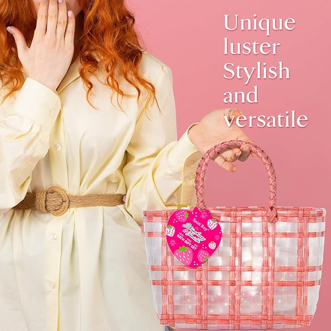 Spa kit for Women, Unique Birthday Gifts for Girl, Christmas Gifts for Women Teen Girls Tote Bag, 13pc spa gift baskets for girls beauty Bag bath products for Daughter, Girlfriend Mother's Day