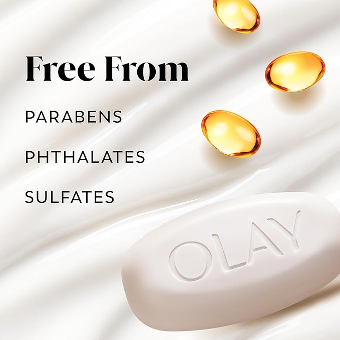 Olay Beauty Bar, Ultra Moisture,10x More Moisturizers, Nourishing Conditioners, Smooth & Gentle on Skin, Vitamin B3 Complex, For All Skin Types, Shea Butter Scent, 3.17 oz, (Pack of 48)